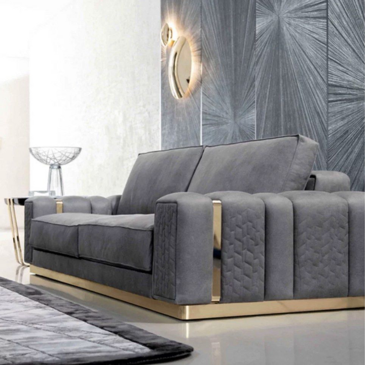 VANDELIS Luxury Leather Sofa
