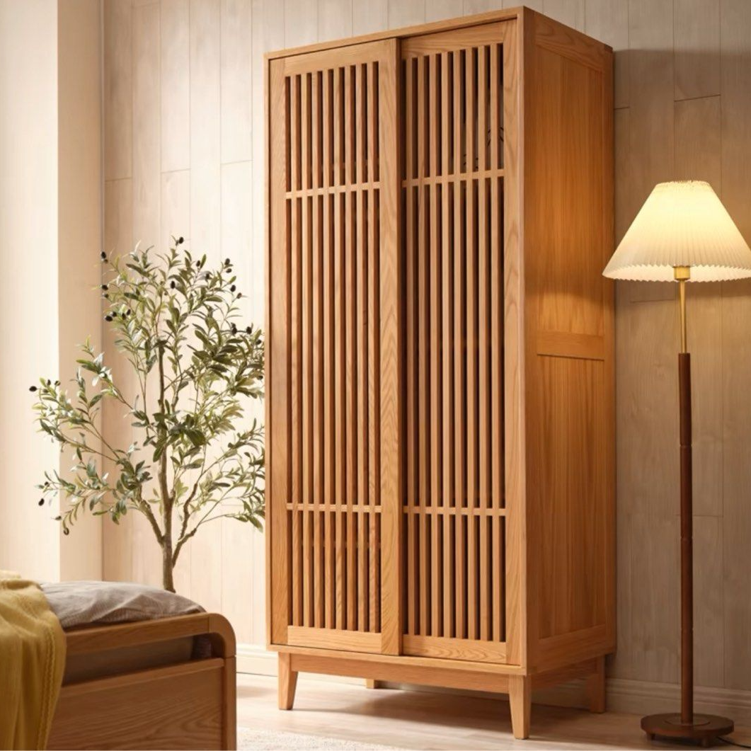 ANTONIUS Japandi Solid Wood Wardrobe