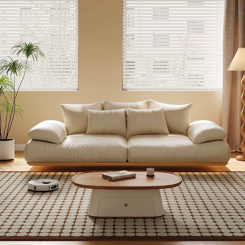 SERRA Modern LED Leather Sofa