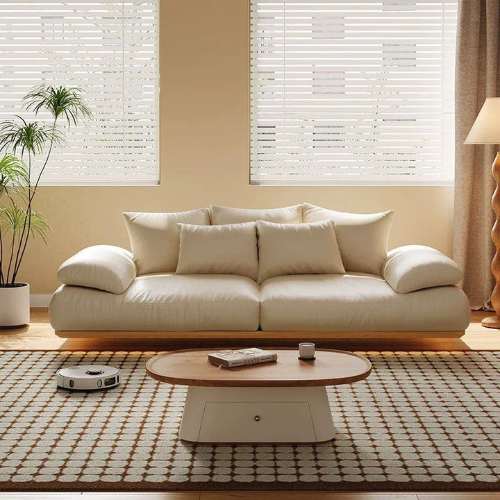 SERRA Modern LED Leather Sofa