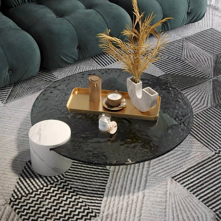 TATUM Modern Glass Coffee Table
