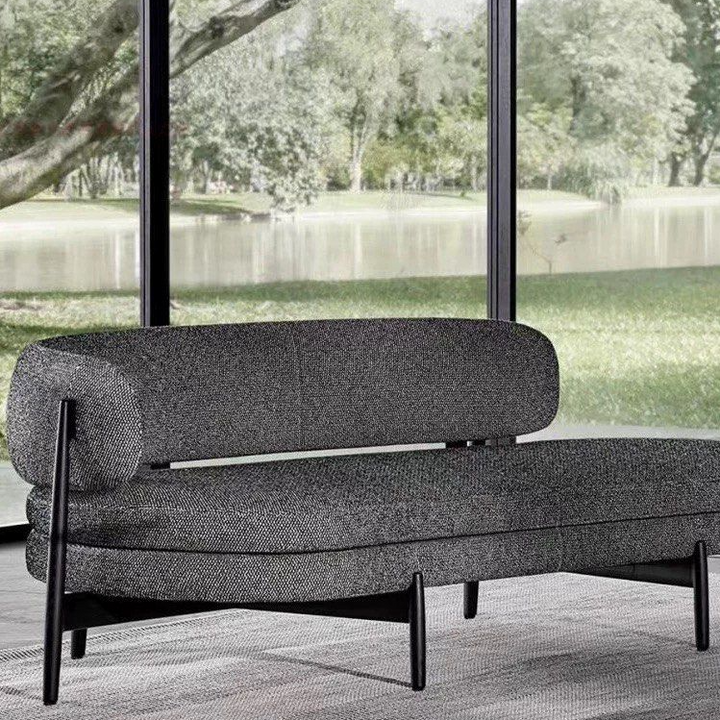 AUREA Modern Curve Fabric Sofa