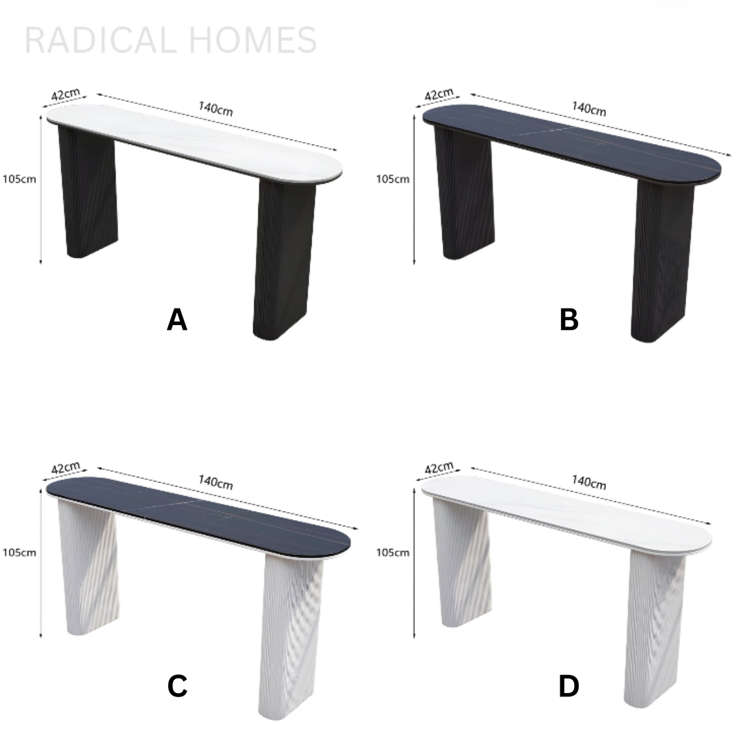 RIKE Modern Outdoor Sintered Stone Bar Table
