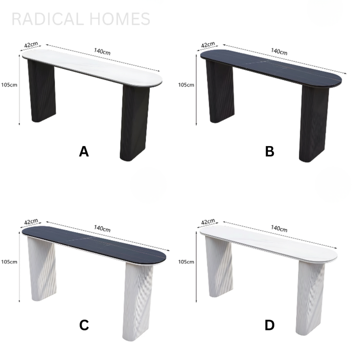 RIKE Modern Outdoor Sintered Stone Bar Table
