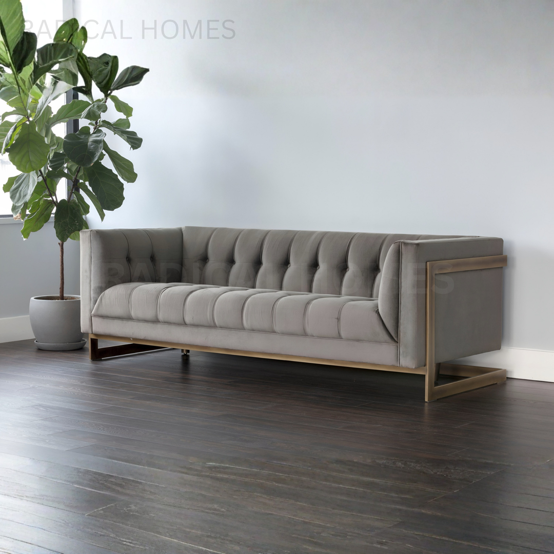 FISSUE Victorian Velvet Sofa - Radical Homes Singapore