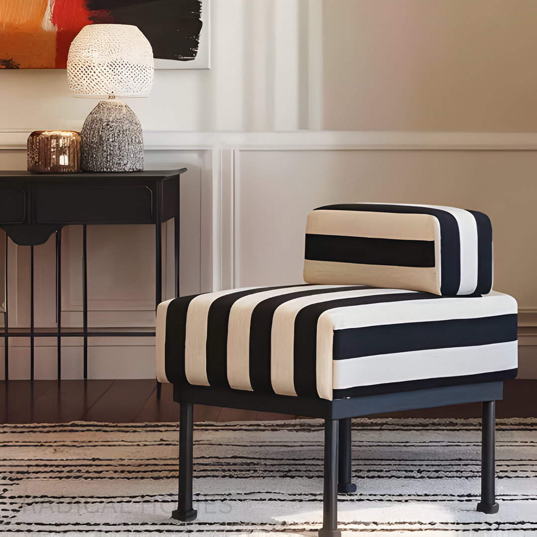 RON Modern Fabric Lounge Chair - Radical Homes Singapore