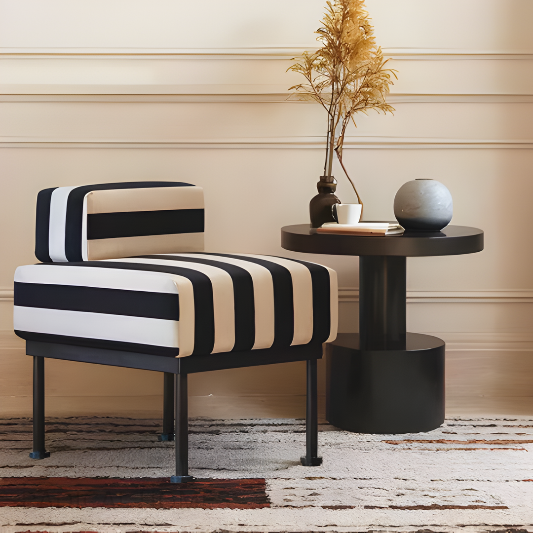 RON Modern Fabric Lounge Chair - Radical Homes Singapore