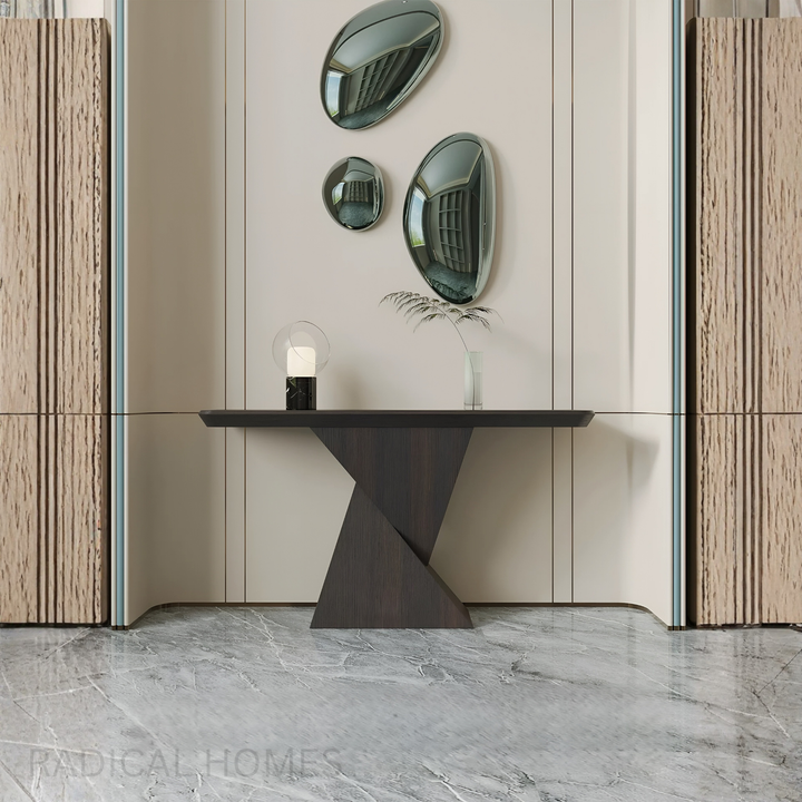 EVARO Modern Minimalist Entryway Console Table