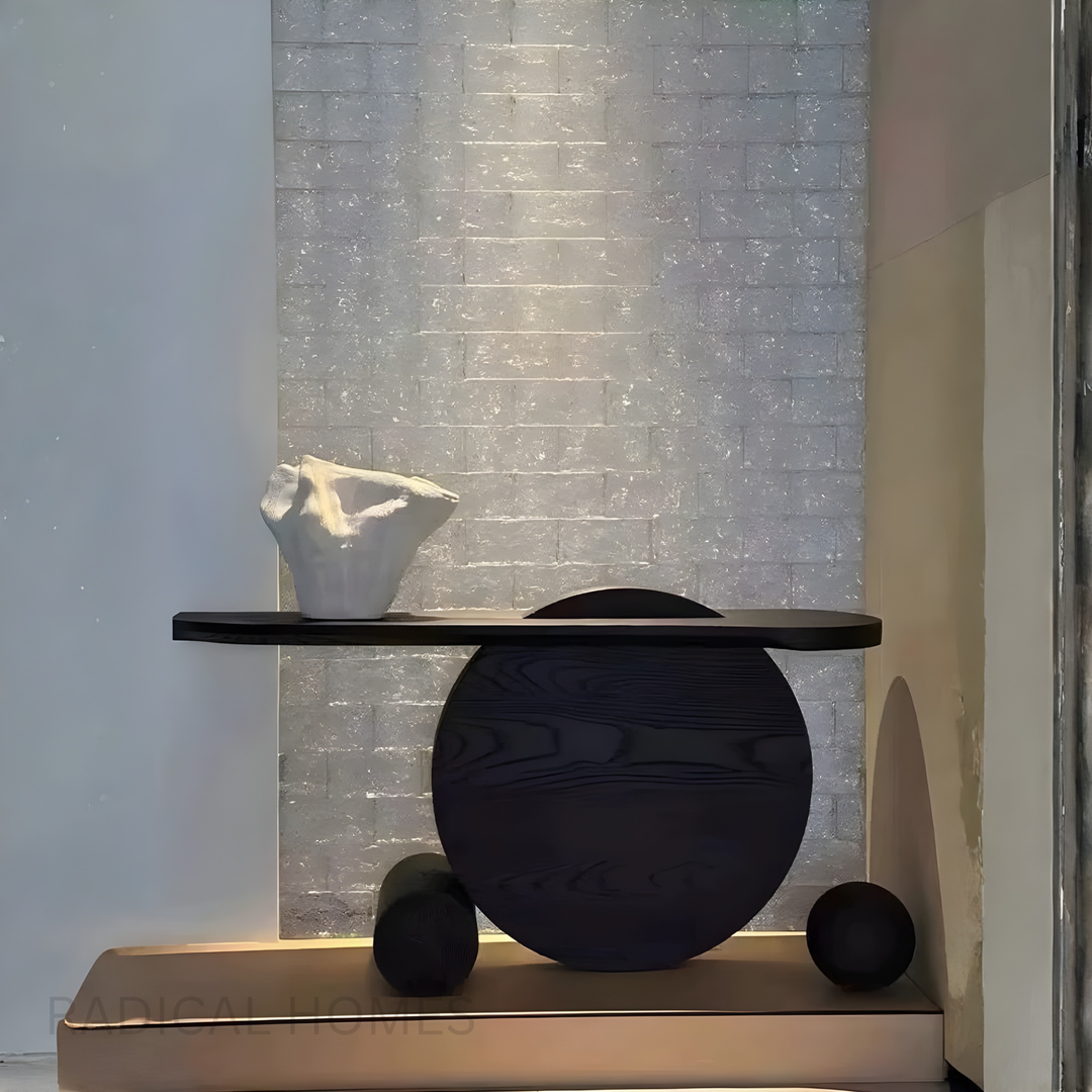 ORBIS Modern Solid Wood Console Table