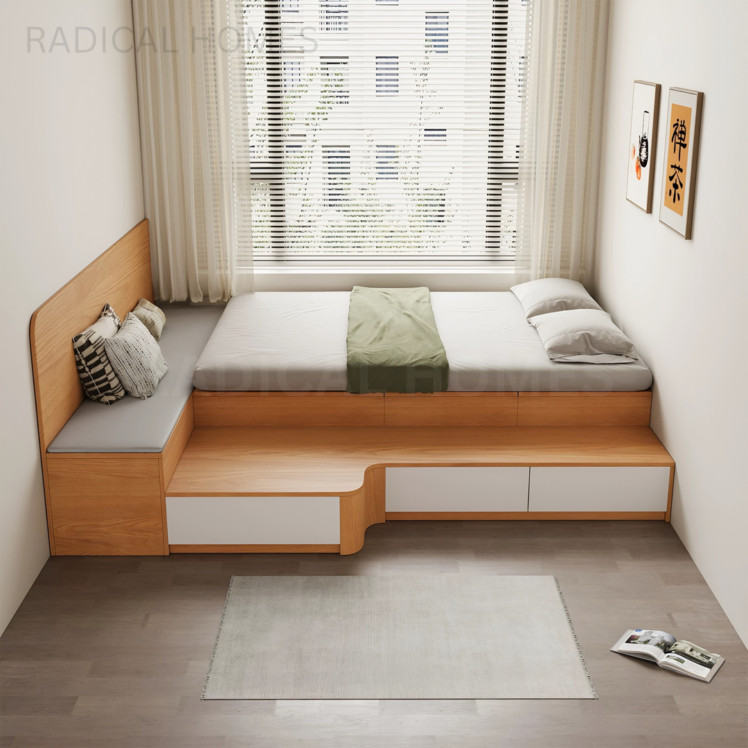 MALOU Japanese Platform Bedframe
