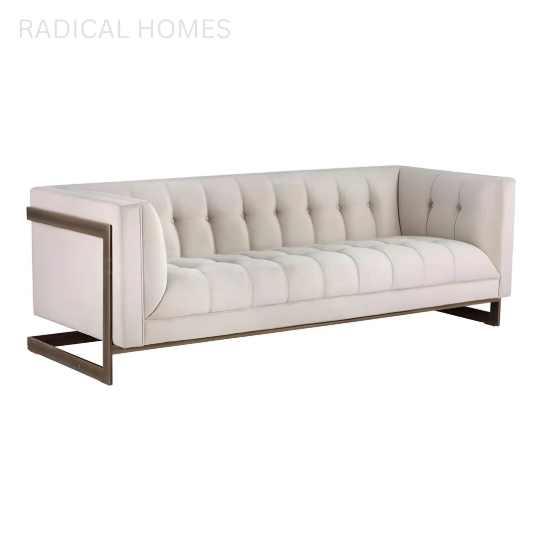 FISSUE Victorian Velvet Sofa - Radical Homes Singapore