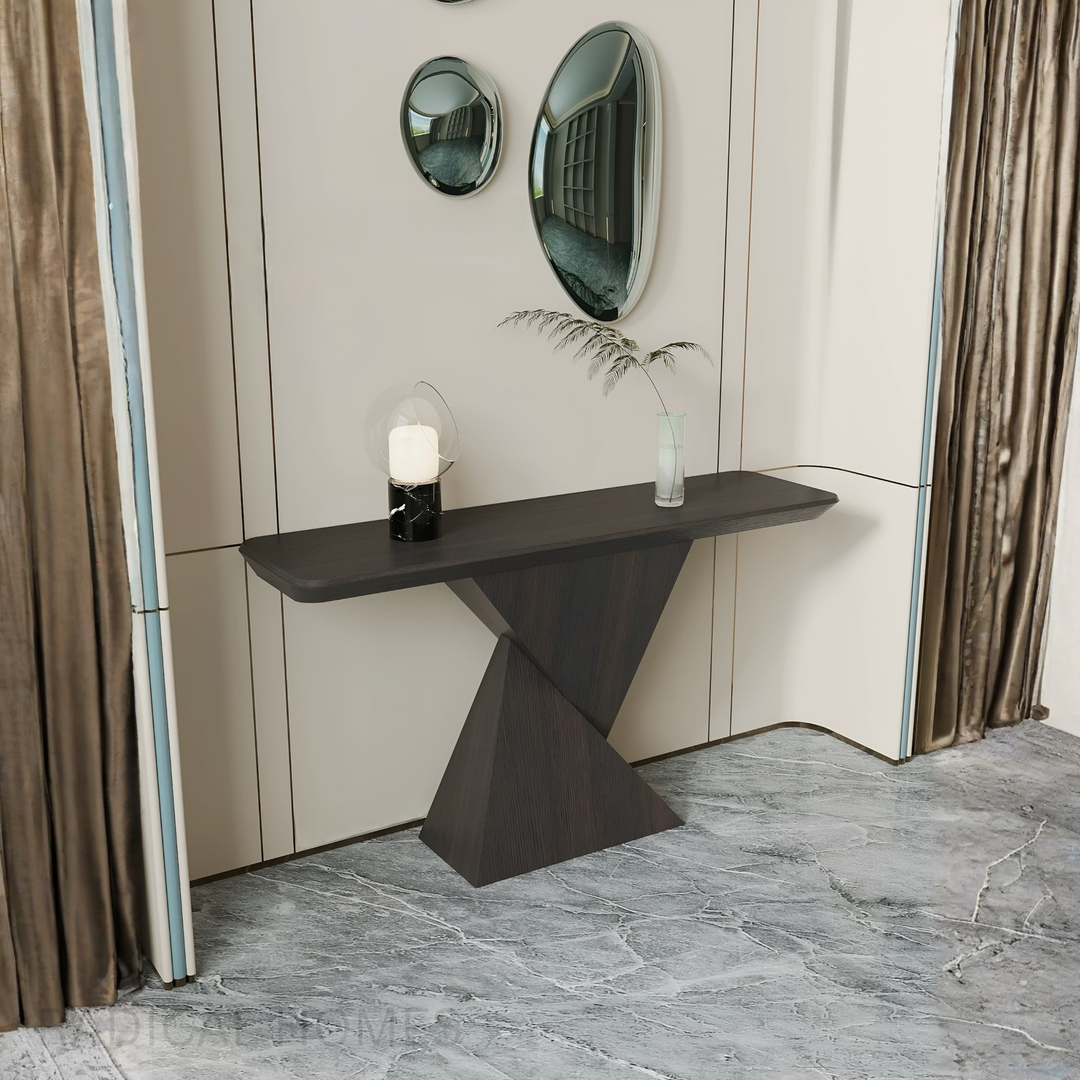 EVARO Modern Minimalist Entryway Console Table