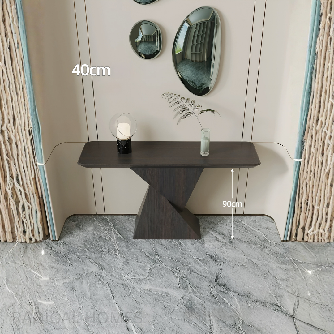 EVARO Modern Minimalist Entryway Console Table
