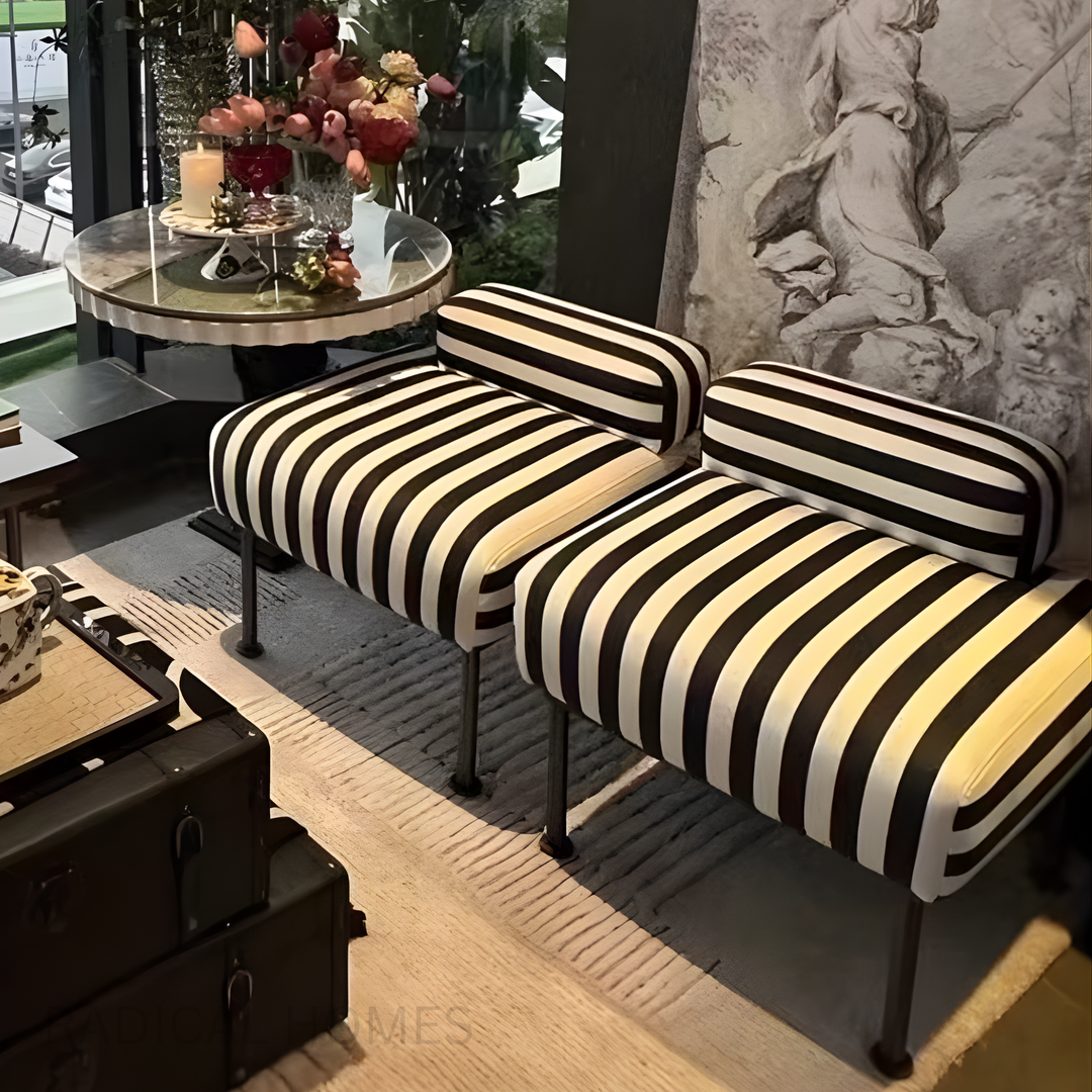 RON Modern Fabric Lounge Chair - Radical Homes Singapore