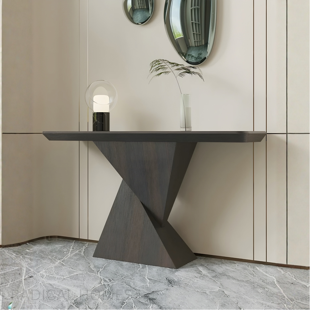 EVARO Modern Minimalist Entryway Console Table