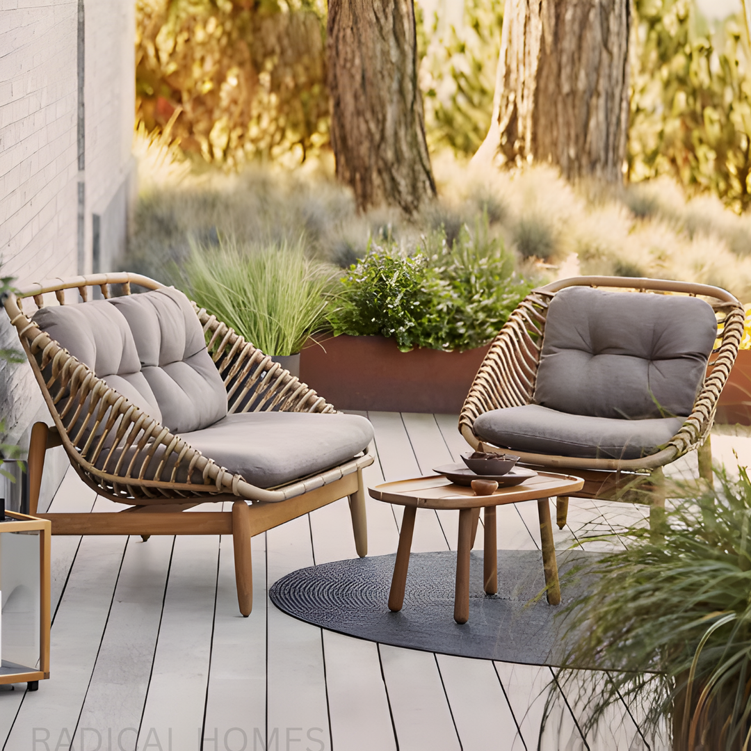 IMU Modern Outdoor Rattan Sofa