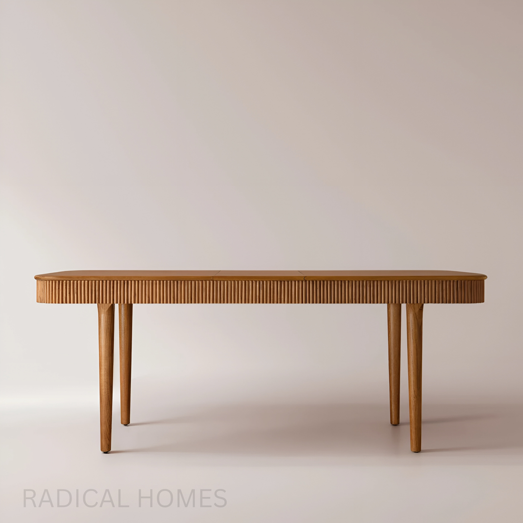 AURELION Solid Wood Extendable Dining Table
