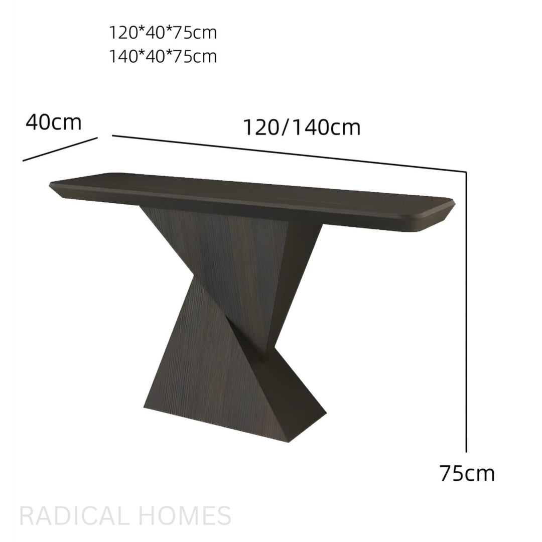 EVARO Modern Minimalist Entryway Console Table