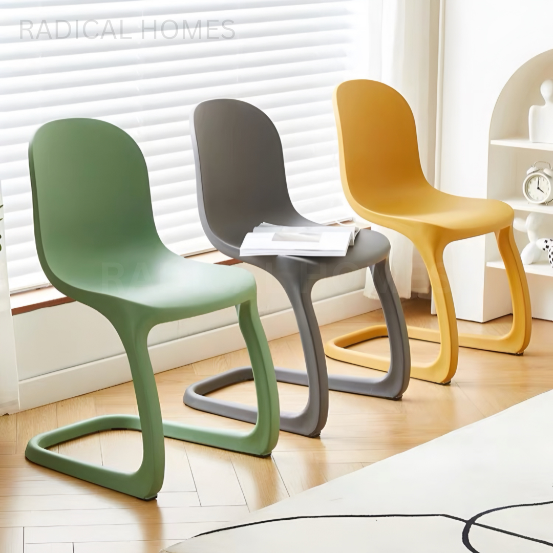 HENA Modern Plastic Dining Chair