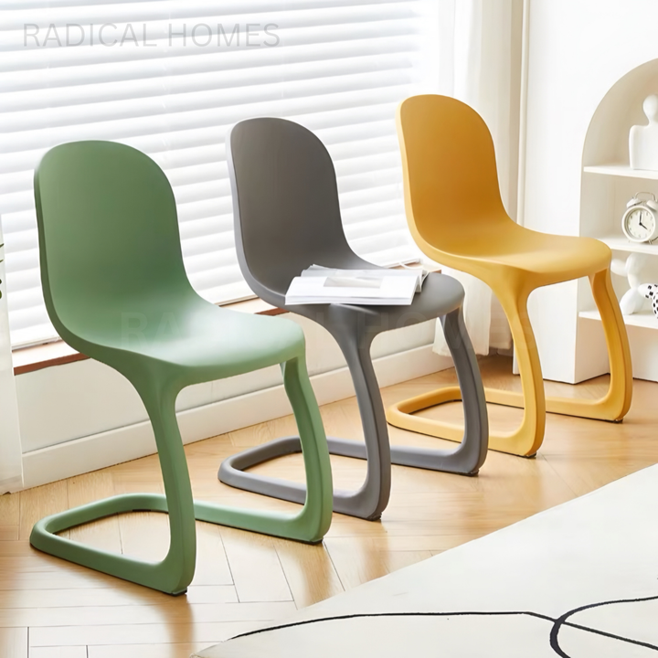 HENA Modern Plastic Dining Chair