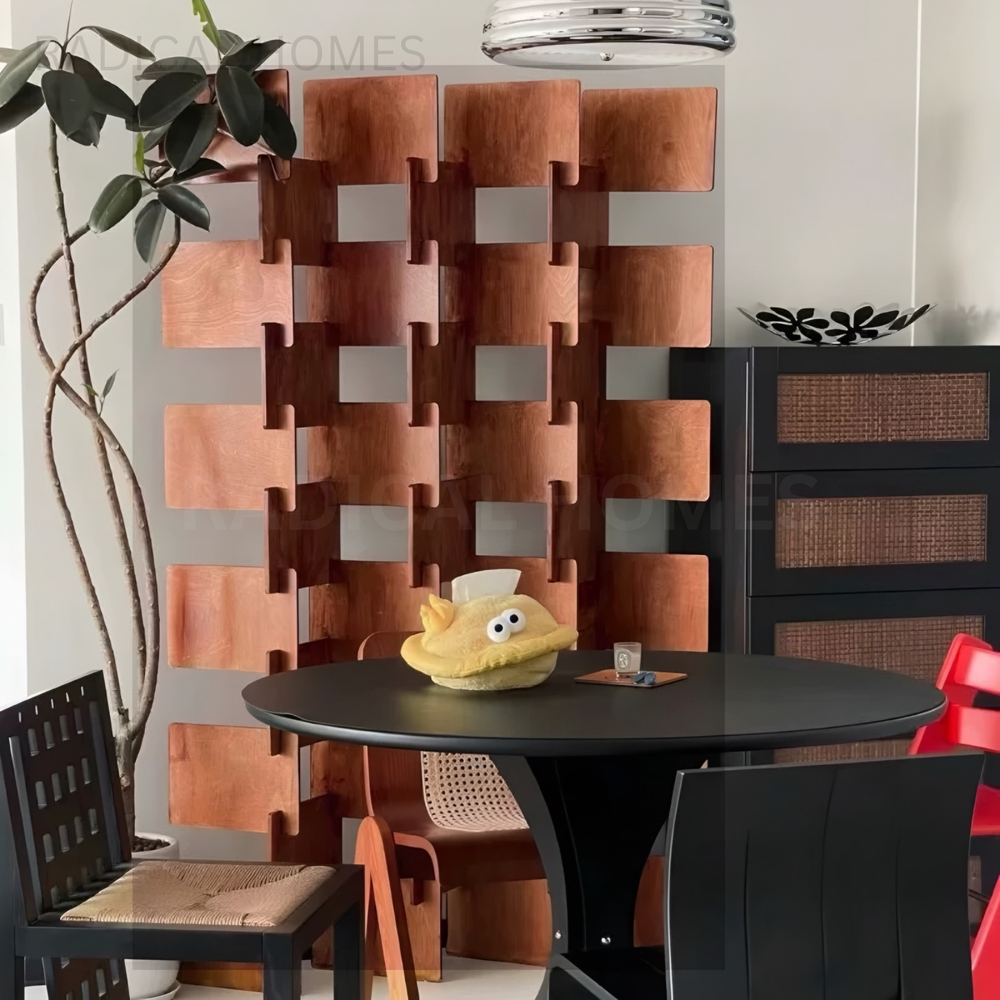 CRISS Modern Solid Wood Partition - Radical Homes Singapore
