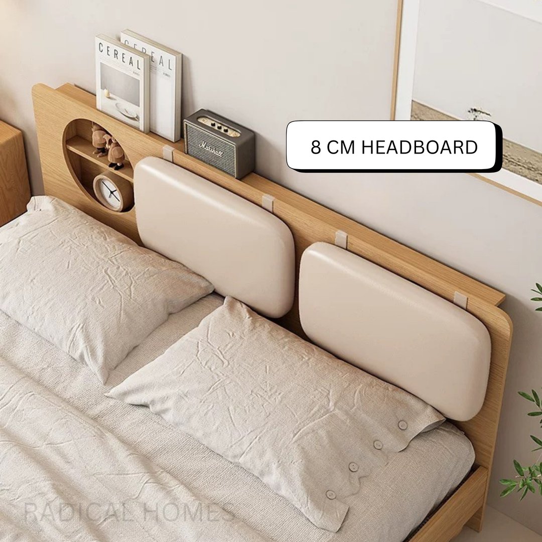 ETHALS Japandi Solid Wood Bedframe - Radical Homes Singapore