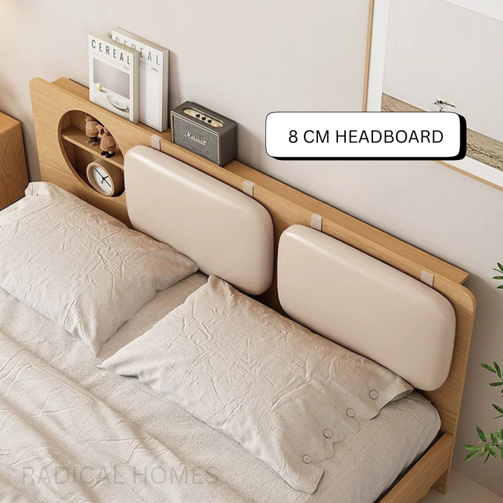 ETHALS Japandi Solid Wood Bedframe - Radical Homes Singapore