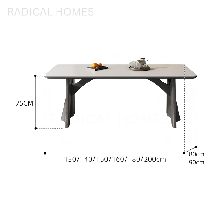VALOIS Modern Sintered Stone Dining Table