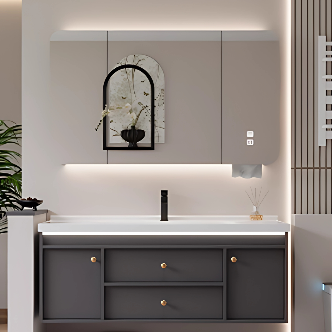 PELO Cream Bathroom Vanity Sink