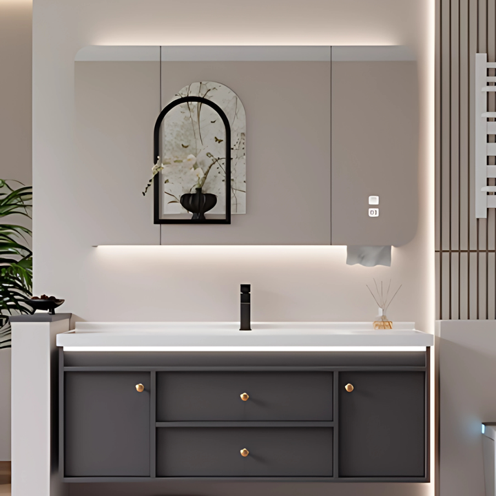 PELO Cream Bathroom Vanity Sink