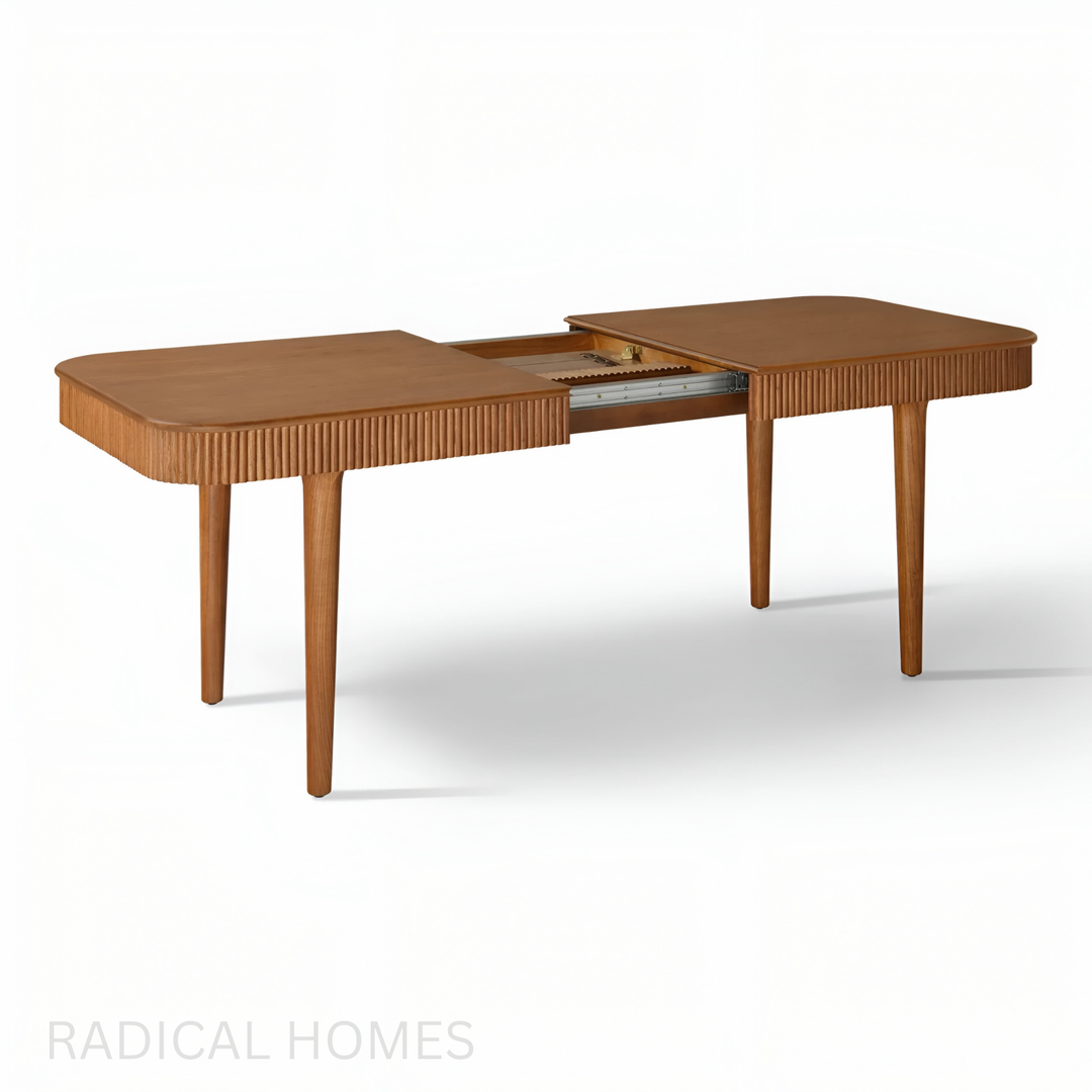 AURELION Solid Wood Extendable Dining Table
