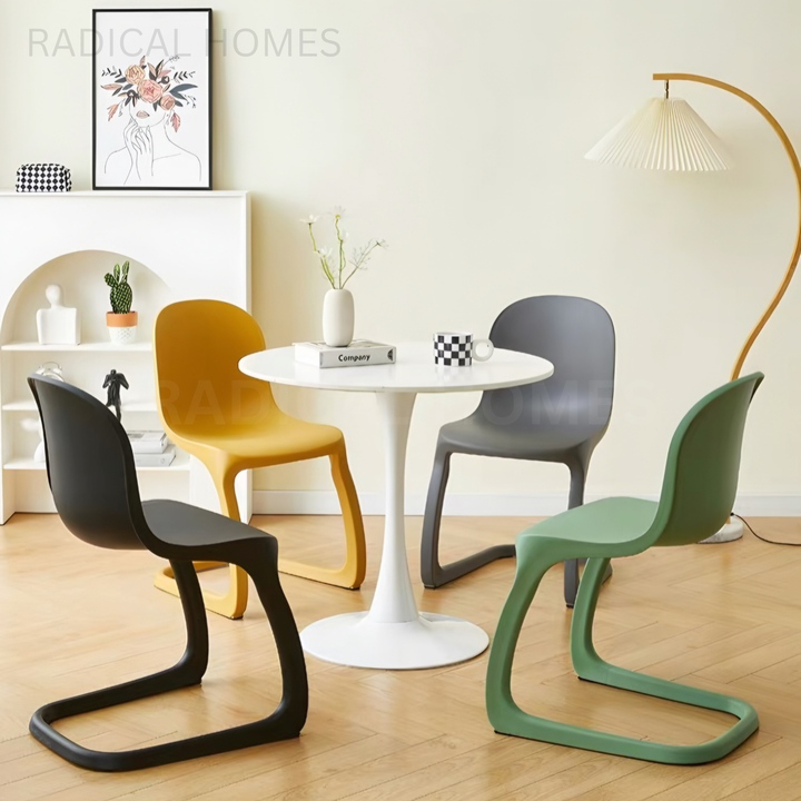 HENA Modern Plastic Dining Chair