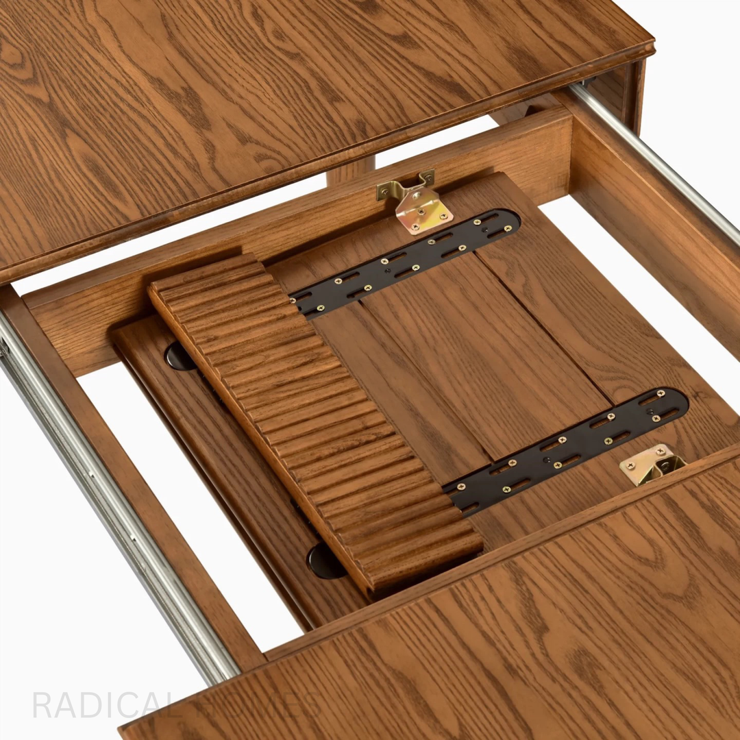 AURELION Solid Wood Extendable Dining Table