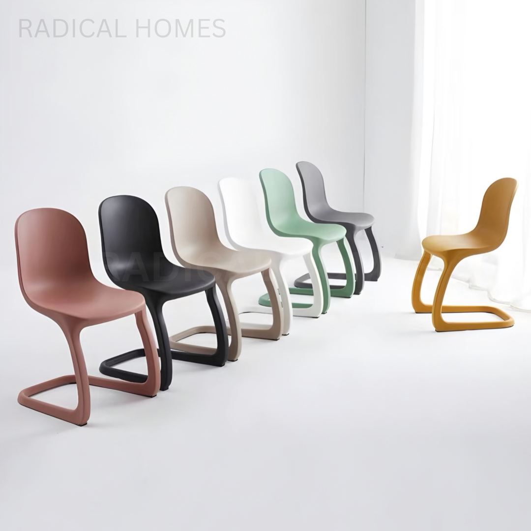 HENA Modern Plastic Dining Chair