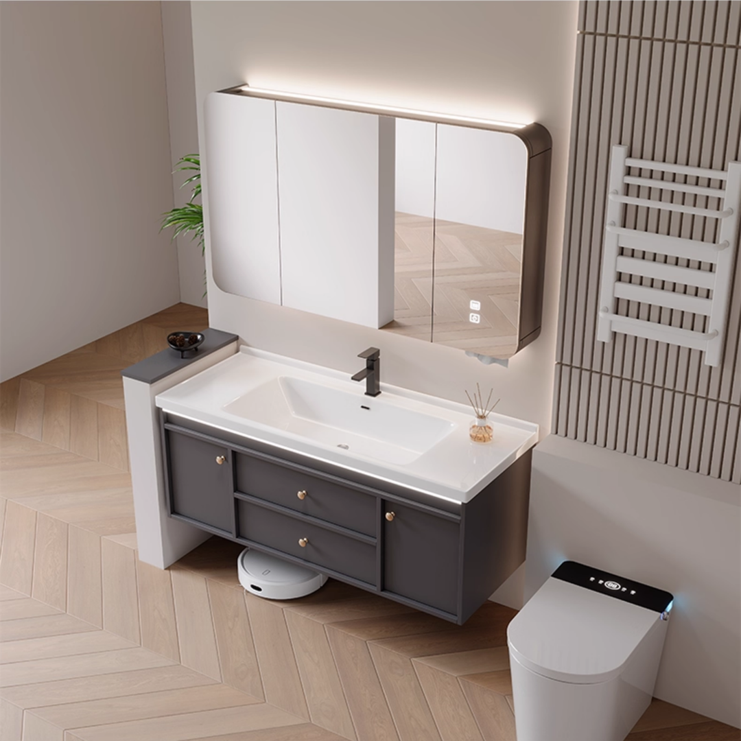 PELO Cream Bathroom Vanity Sink