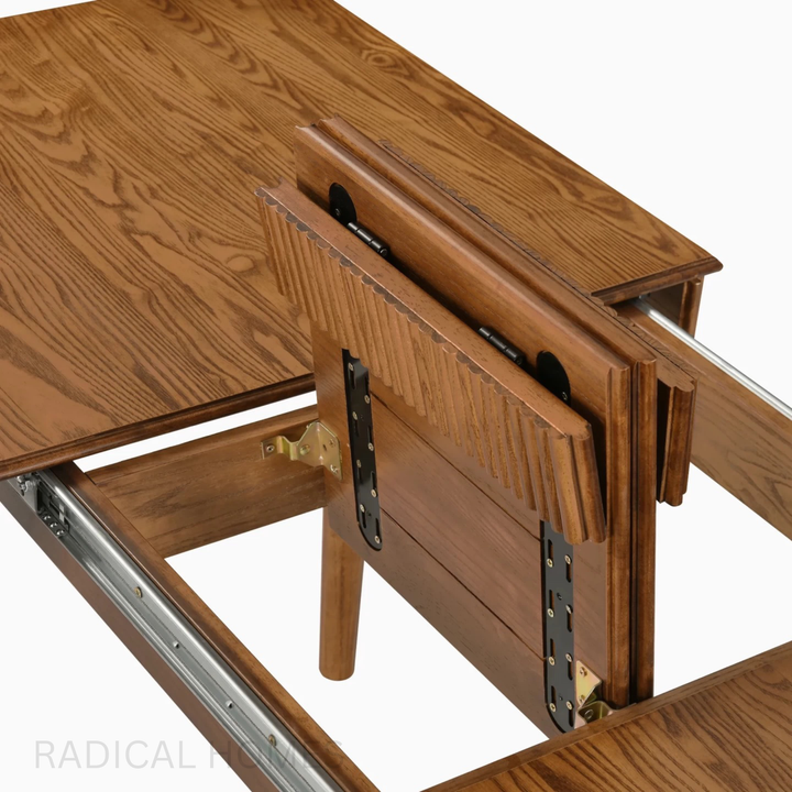 AURELION Solid Wood Extendable Dining Table
