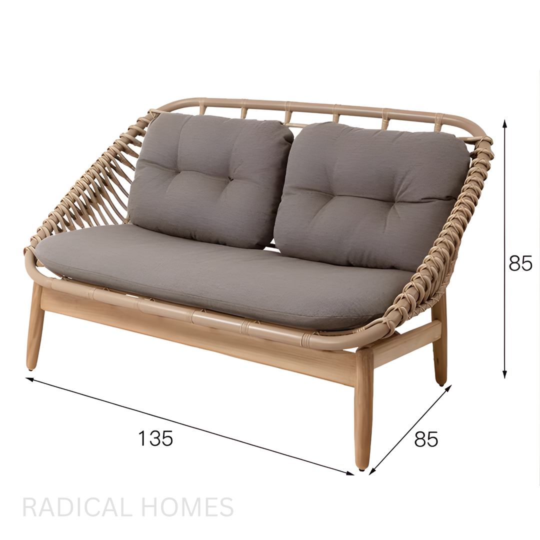 IMU Modern Outdoor Rattan Sofa