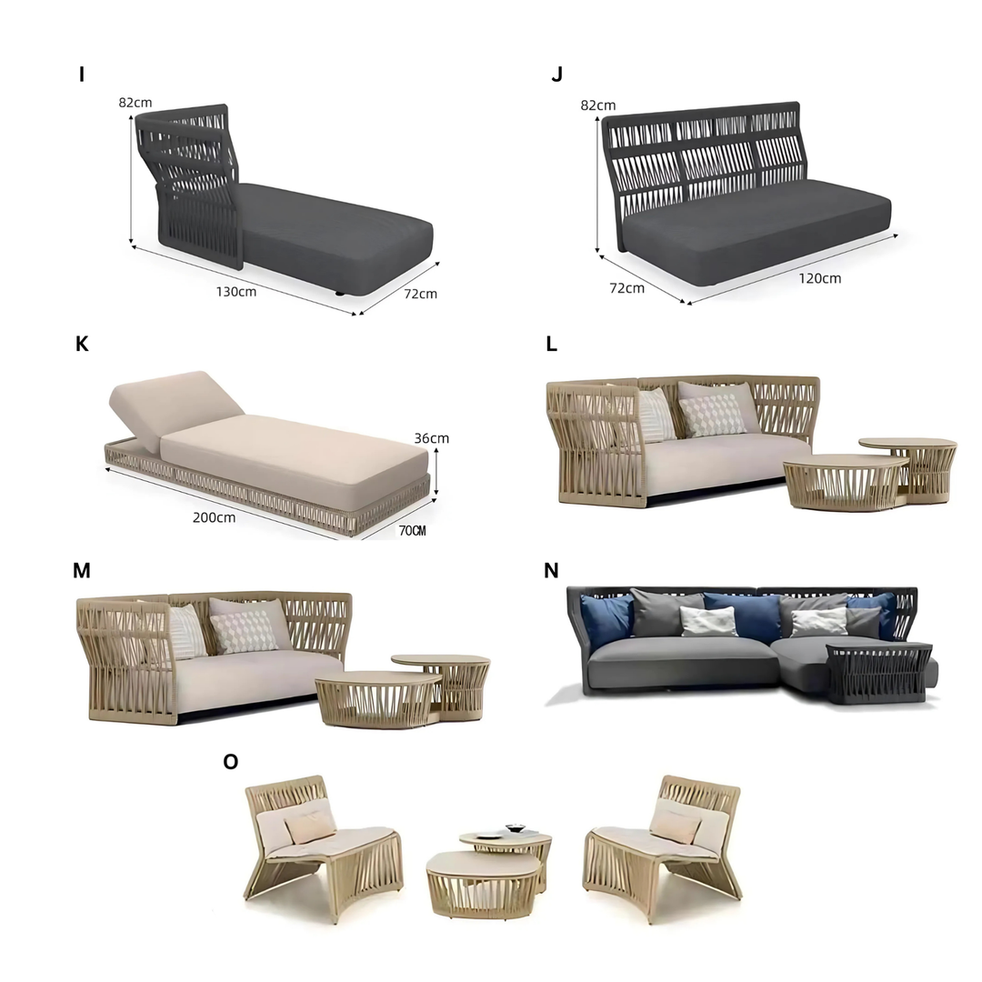 SOLARO Outdoor Rattan Sofa