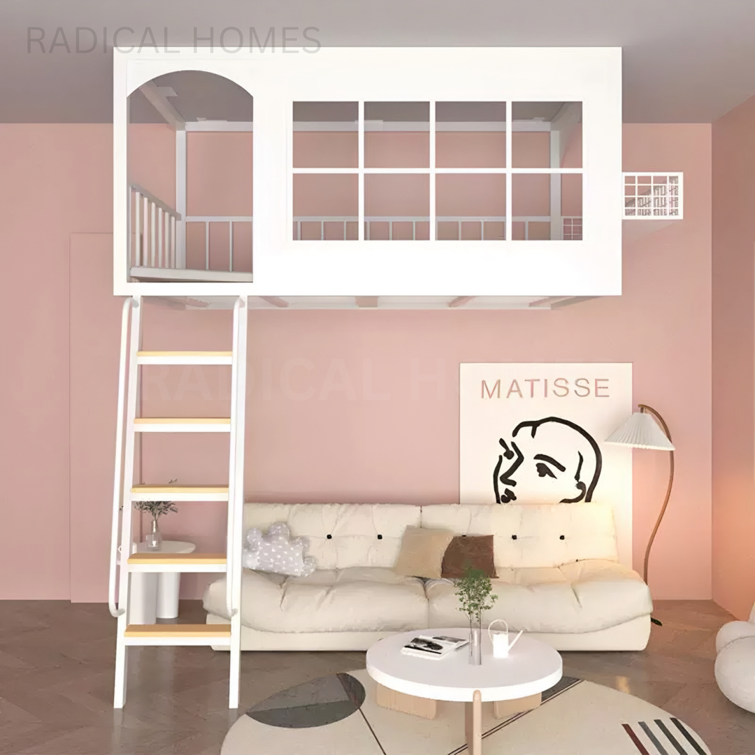 TONNE Modern Children's Loft Bedframe