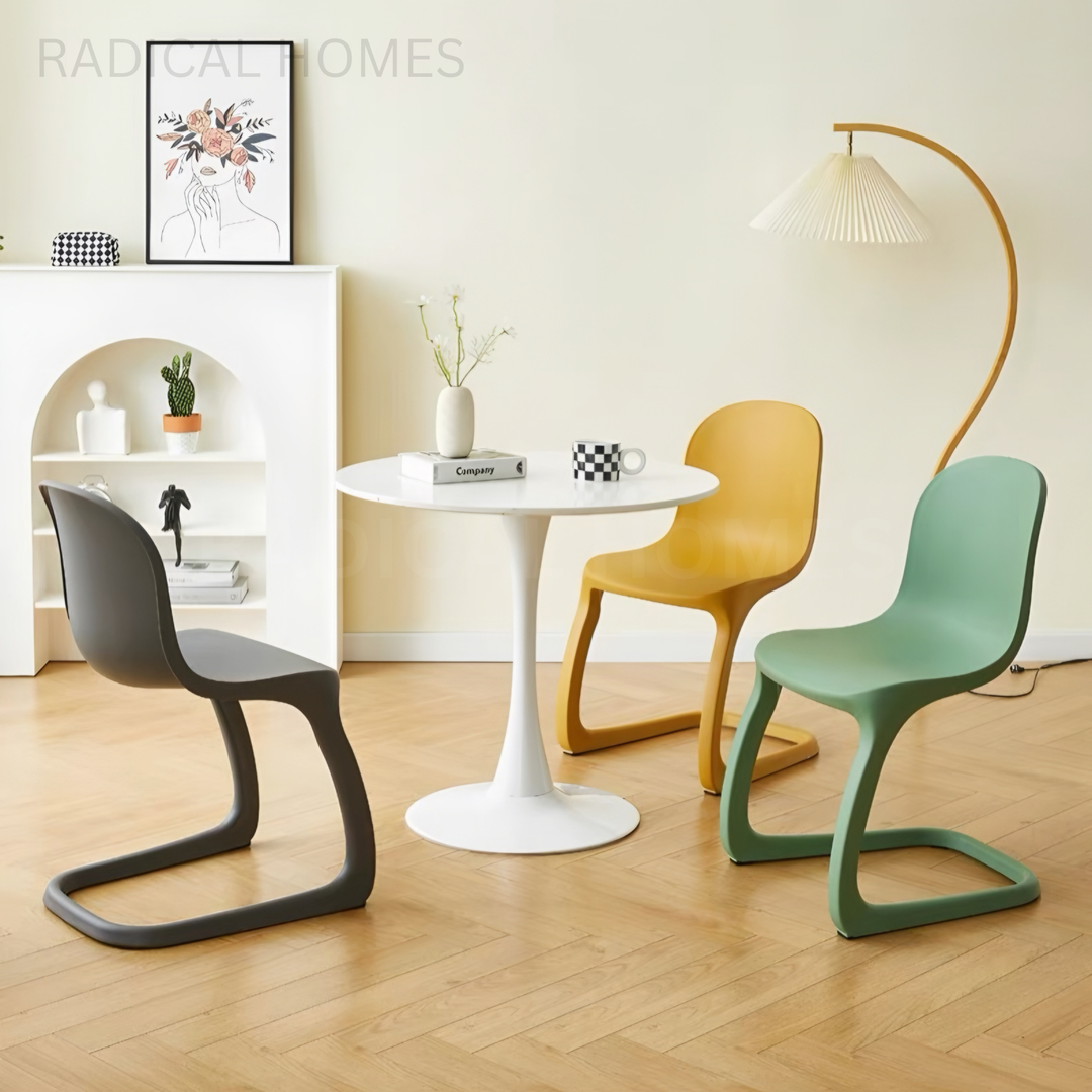HENA Modern Plastic Dining Chair