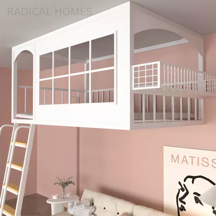 TONNE Modern Children's Loft Bedframe