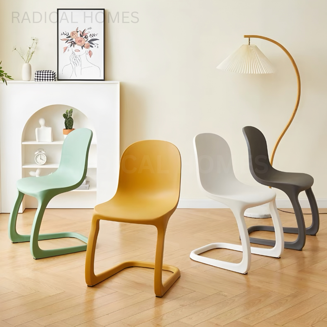 HENA Modern Plastic Dining Chair