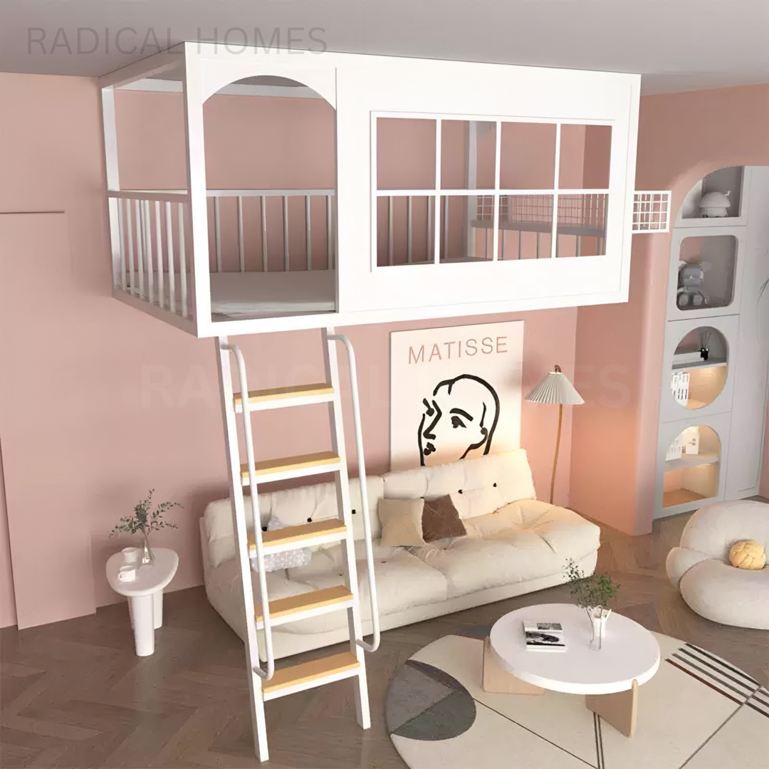 TONNE Modern Children's Loft Bedframe