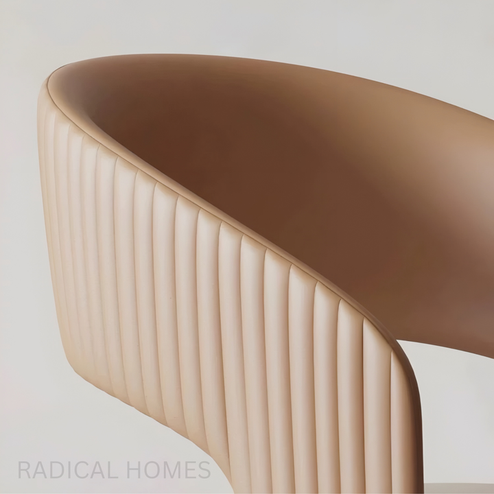 ELARA Modern Leather Dining Chair - Radical Homes Singapore