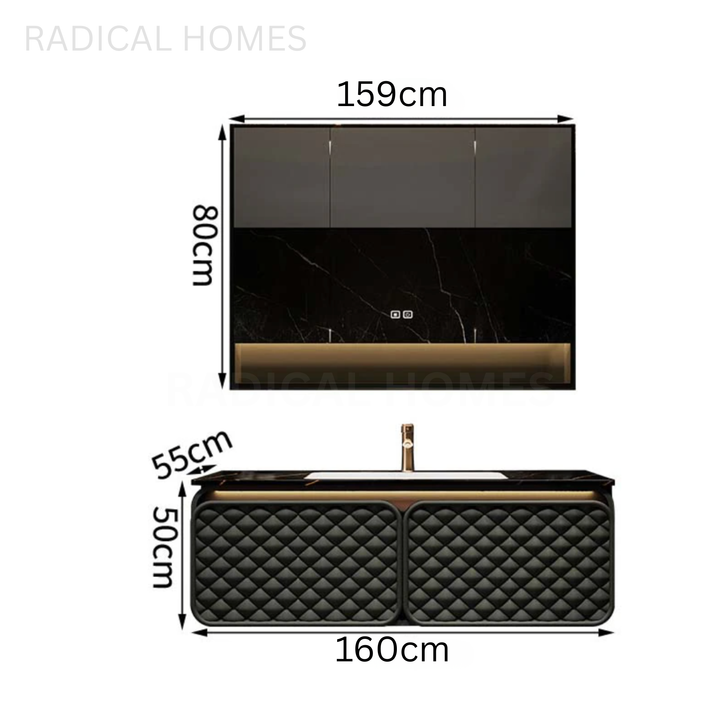 NEEMAN Modern Bathroom Vanity Basin Set