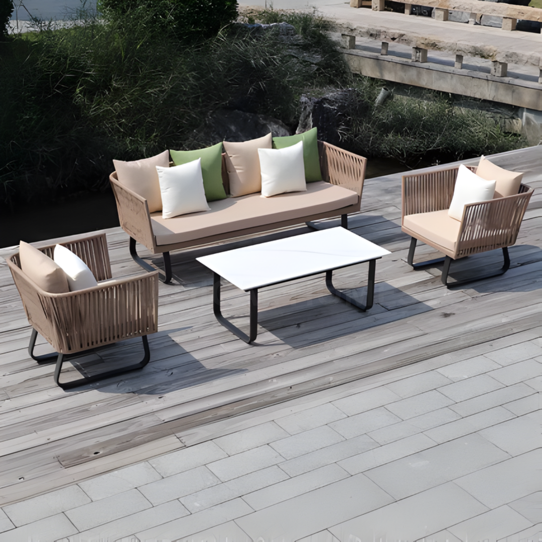RYDEN Modern Rattan Outdoor Sofa - Radical Homes Singapore