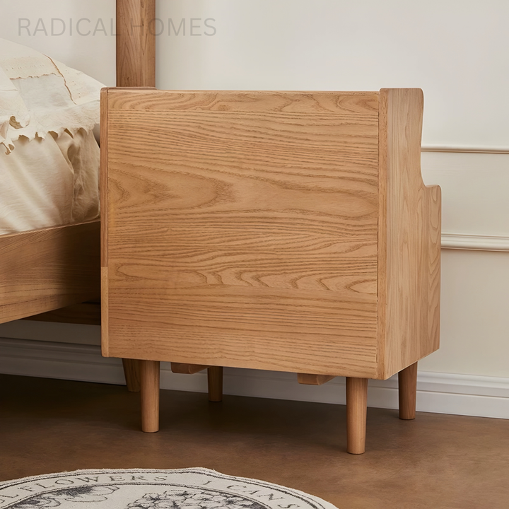 LYXEE Modern Solid Wood Bedside Table - Radical Homes Singapore