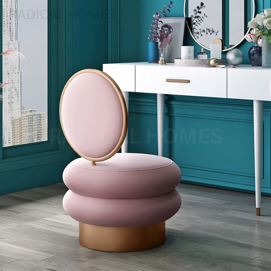 LARVIY Modern Velvet Vanity Chair