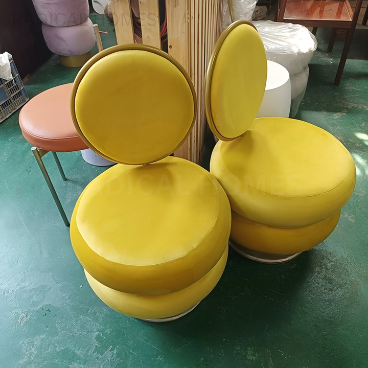 LARVIY Modern Velvet Vanity Chair
