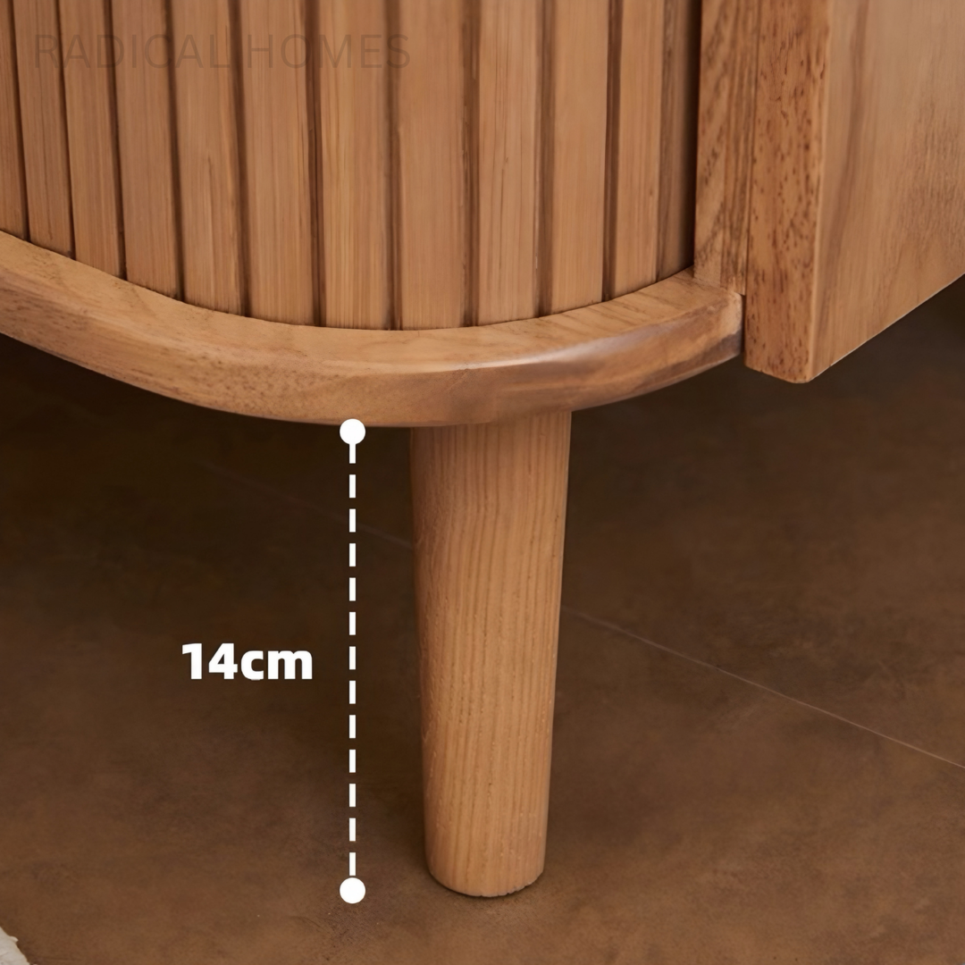 LYXEE Modern Solid Wood Bedside Table - Radical Homes Singapore